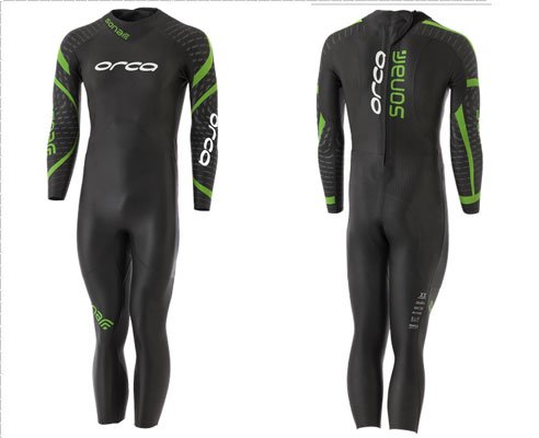 Orca Sonar Traje de Neopreno para Hombre Traje de Triatlón Traje de Neopreno Negro, Negro, 36