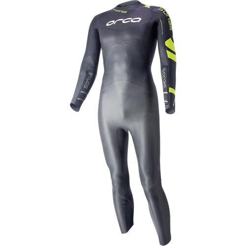 ORCA Sonar Wetsuit Caballero, Negro/Verde, 5