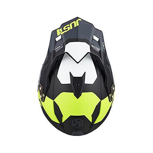 Origine Casco de Motocross Todo Terreno Casco Integral ECE 22-05 Aprobado para Protectores de Casco Para Downhill MTB Quad Enduro ATV (Tour Fluo Yellow Black,M)