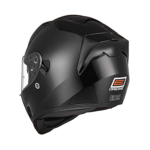 ORIGINE Casco Integral de Moto ECE Homologado con Visera (Solid Matt Black, M)