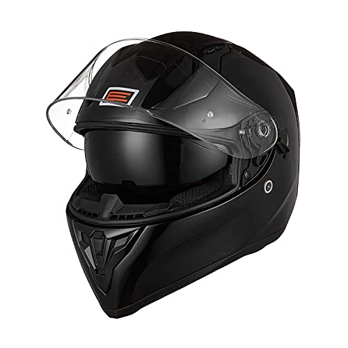 ORIGINE Casco Integral de Moto ECE Homologado con Visera (Solid Matt Black, M)