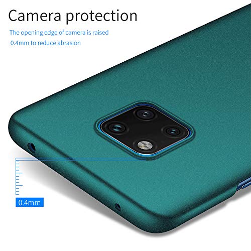 ORNARTO Funda Huawei Mate 20 Pro, Carcasa [Ultra-Delgado] [Ligera] Mate Anti-arañazos y Antideslizante Protectora Sedoso Caso para Huawei Mate 20 Pro (2018) 6.39' Arena Verde