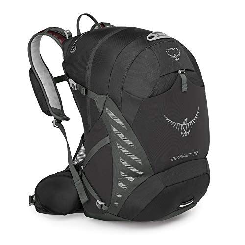 Osprey Escapista 32 Mochila Ciclismo, Unisex Adulto, Negro (Black), M/L