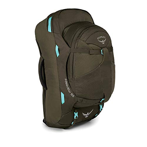 Osprey Fairview 55 Women's Travel Pack with 13L Detachable Daypack - Misty Grey (WS/WM)