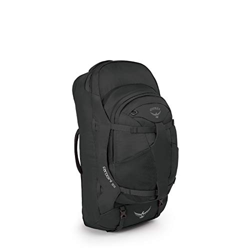 Osprey Farpoint 55 Mochila de Viaje, Hombre, Gris (Volcanic Grey), M/L