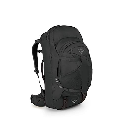 Osprey Farpoint 55 Mochila de Viaje, Hombre, Gris (Volcanic Grey), S/M