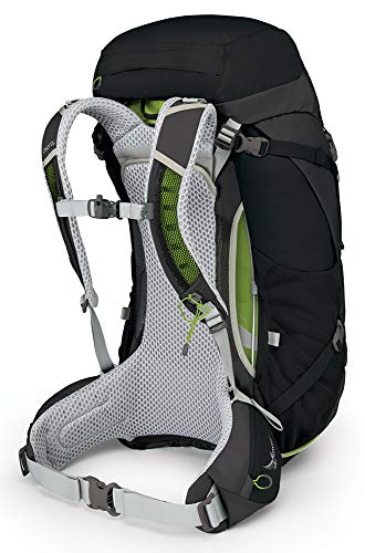 Osprey Stratos 50 Men's Ventilated Hiking Pack - Black (M/L)