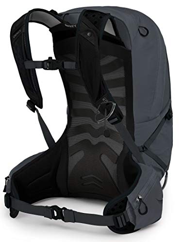 Osprey Talon 22 Mochila de senderismo para Hombre, Gris (Eclipse Grey), Talla S/M