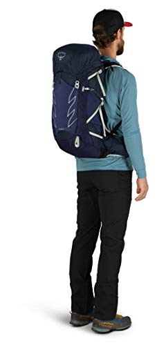 Osprey Talon 33 Mochila de senderismo para Hombre, Azul (Ceramic Blue), Talla L/XL