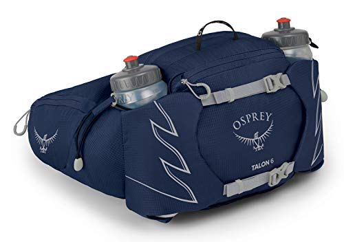 Osprey Talon 6 Mochila de senderismo para Hombre, Azul (Ceramic Blue), Talla O/S