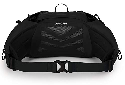 Osprey Talon 6 Mochila de senderismo para Hombre, Negro (Stealth Black), Talla O/S