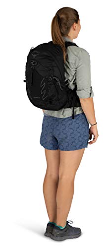 Osprey Tempest 20 Mochila de senderismo para Mujer, Negro (Stealth Black), Talla WM/L