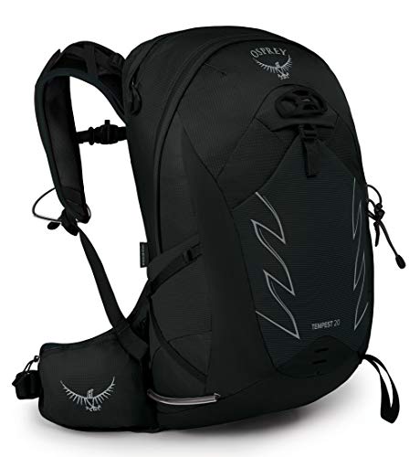 Osprey Tempest 20 Mochila de senderismo para Mujer, Negro (Stealth Black), Talla WM/L