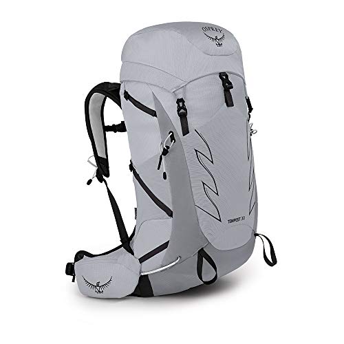 Osprey Tempest 30 Mochila de senderismo para Mujer, Gris (Aluminum Grey), Talla WXS/S