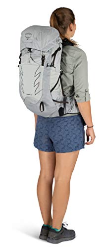 Osprey Tempest 30 Mochila de senderismo para Mujer, Gris (Aluminum Grey), Talla WXS/S