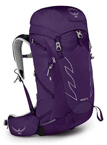 Osprey Tempest 30 Mochila de senderismo para Mujer, Morado (Violac Purple), Talla WM/L