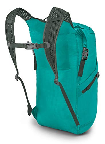 Osprey UL Dry Stuff Pack 20 Mochila para desplazamientos diarios Unisex, Turquesa (Tropic Teal), Talla O/S