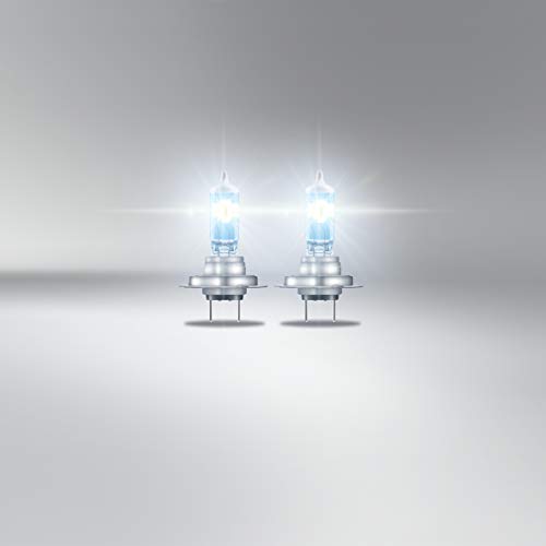 OSRAM NIGHT BREAKER LASER H7, +150% más de luz, lámpara halógena para faros, 64210NL-HCB, coche de 12 V, caja dúo (2 lámparas)