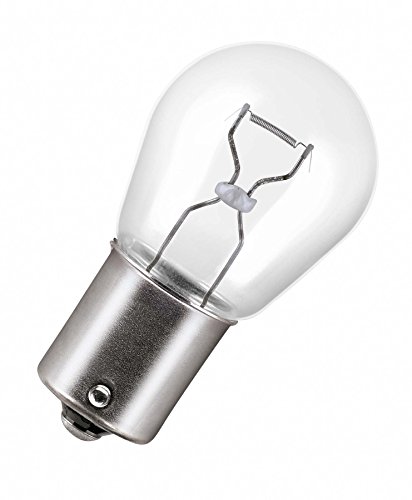 OSRAM ULTRA LIFE P21W, lámpara de señalización halógena, luz de freno, luz adicional trasera, 7506ULT-02B, automóvil de 12 V, ampolla doble (2 unidades)