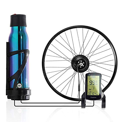 OUYA Kit de conversión de Bicicleta eléctrica con batería, Kit de conversión de Bicicleta de 350 W con Asistencia eléctrica y Modo eléctrico Puro, para MTB y Bicicleta de Carretera,A,29''