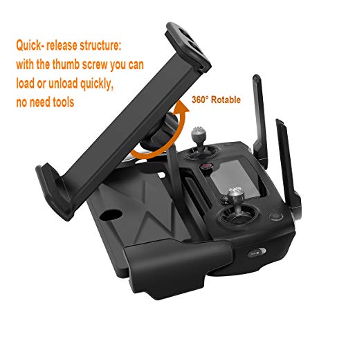 O'woda Mini 2 Soporte de Tablet, Plegable iPad Holder Movil Stand de Aluminio 4-12 Pulgadas para dji Mavic Mini 2/Mini/Mini SE/Mavic Air 2S/Mavic 3/Air 2/Pro/Spark/Mavic 2 Pro/Zoom Control Remoto