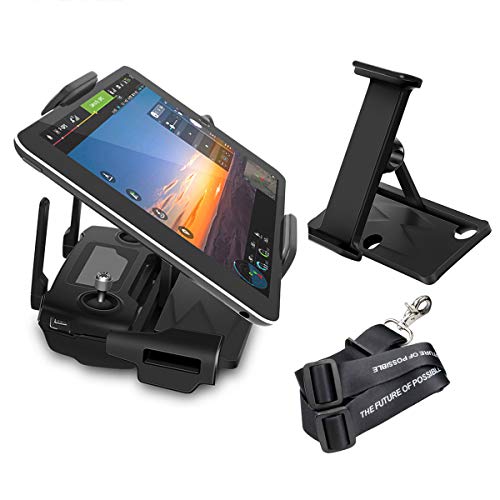 O'woda Mini 2 Soporte de Tablet, Plegable iPad Holder Movil Stand de Aluminio 4-12 Pulgadas para dji Mavic Mini 2/Mini/Mini SE/Mavic Air 2S/Mavic 3/Air 2/Pro/Spark/Mavic 2 Pro/Zoom Control Remoto