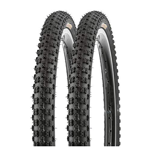 P4B Neumáticos para bicicleta de 20 pulgadas 57-406 (20 x 2.125) para bicicleta de montaña y BMX, 2 neumáticos de color negro