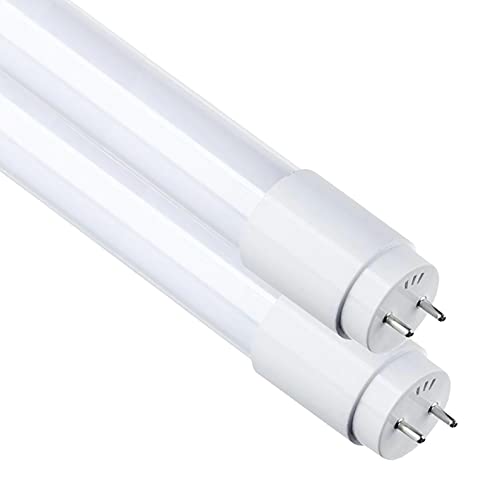 Pack 2x Tubo LED 60 cm, 9w. Color Blanco Frio (6500K). Cebador LED incluido. T8 Standard. 900 Lumenes.