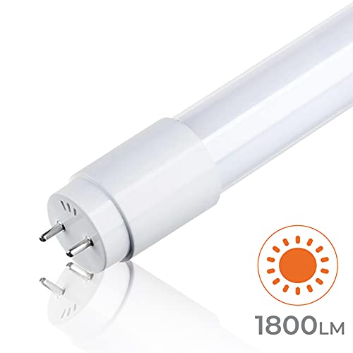 Pack 5x Tubo LED 120 cm. 18w. Color Blanco Frío (6500K). Standard T8 G13. 1800 lumenes. Cebador LED incluido.