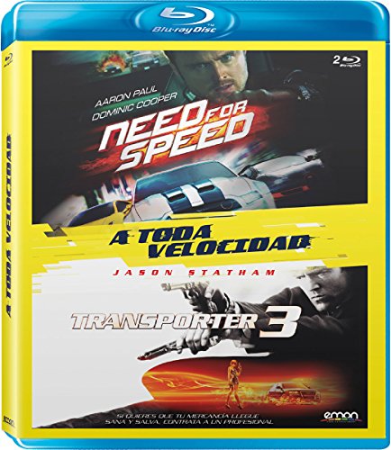 Pack A Toda Velocidad: Need For Speed + Transporter 3 [Blu-ray]