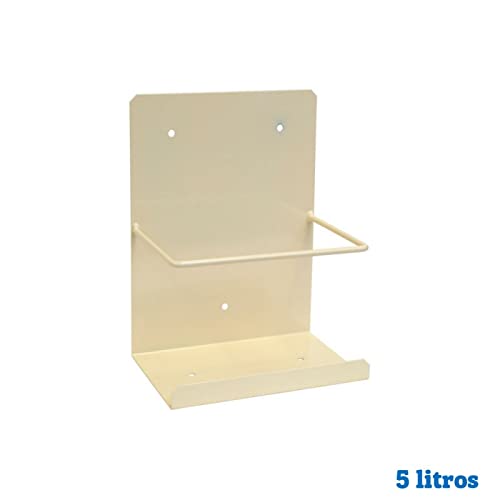 Pack bidón garrafa de plástico para condensados cinco litros + Soporte pared