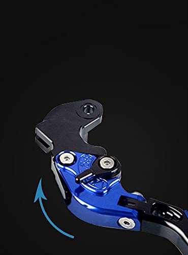 Palancas Embrague Freno Moto para Yamaha Xmax 400 XMAX400 X-MAX 400 2015-2018 CNC Palanca De Embrague De Freno Protección del Marco Flexible Difícil para Motocicleta Kits Protección Mangos Motocross