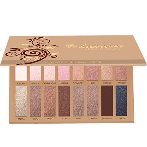 Paleta De Sombras De Ojos Profesionales - Paleta Maquillaje - Altamente Pigmentados 16 Colores Brillantes y Mate