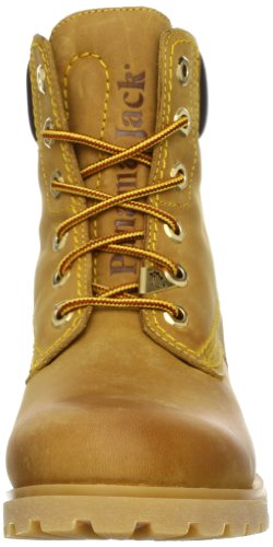 Panama Jack Panama 03, Zapatos de Cordones Brogue Mujer, Amarillo (Vintage Napa), 37 EU