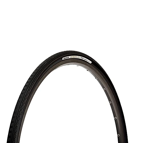 Panaracer Gravelking Semi Slick Plus Folding Tyre Neumáticos:, Unisex, Negro/Negro, 700 x 28C