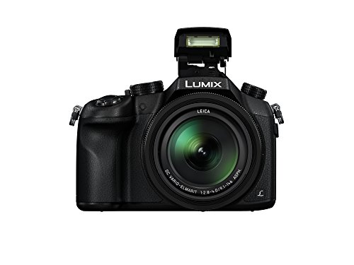 Panasonic Lumix DMC FZ1000 - Cámara Bridge de 20.1 MP (Sensor 1 pulgadas, zoom 16X, Estabilizador Óptico, Objetivo F2.8-F4 de 25- 400 mm, 4K, WiFi), Color Negro