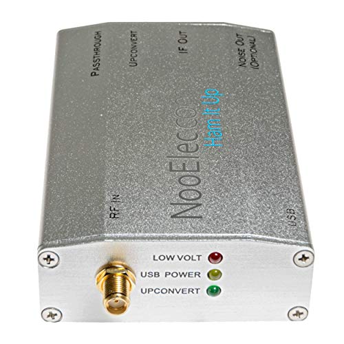 Paquete NESDR SMArt XTR HF: 300Hz-2.3GHz Conjunto de Radio Definido por Software Para LF/HF/UHF/VHF. Incluye NESDR SMArt XTR RTL-SDR, Convertidor Montado Ham It Up Plus, 3 Antenas, Balun, Adaptadores