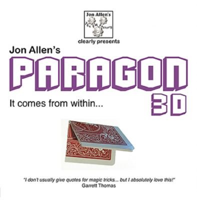 Paragon 3D (DVD y truco) por Jon Allen | Truco | Tarjeta mágica | Primer plano