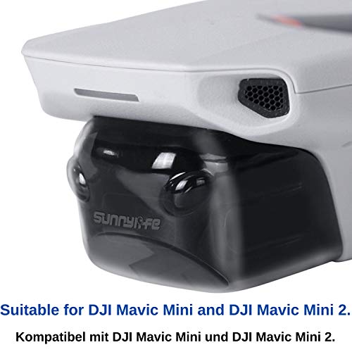 Parasol Antideslumbrante, Apto para dji Mavic Mini y Mini 2, Capucha Protectora de Lente de Camara Antideslumbrante, Evita los Reflejos, Accesorio para Drones, Fácil de Montar y Desmontar, Hood Cover