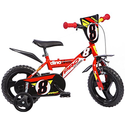 Partner AUA123GLN - Bicicleta para niño, Rueda 12 in, Color Rojo