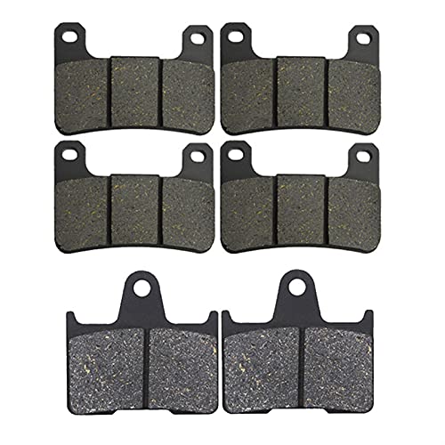 Pastillas De Freno Delanteras Y Traseras De Motocicleta para Suzuki GSXR 600 GSXR600 GSXR 750 GSXR750 GSXR 1000 K4 K5 Pinza Radial 2004 2005 Accesorios (Color : Front and Rear)