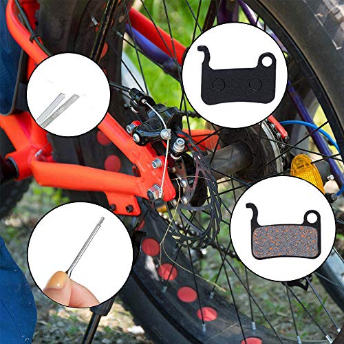 Pastillas de Freno para Bicicleta,2 Pares Frenos Semimetálicos,Pastillas de Freno de Disco,para XTR M975,M965,ANINT M800,XT M755, M776, M765, LX M585,SLX M655,Hone M601,M505,M535, M545, M595,M596