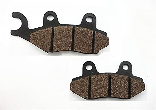 Pastillas de Freno Pastillas de Freno traseras Delanteras para T&RIUMPH Speed ​​1050 Triple 2005 2006 2007 Tiger 1050 Sport 2013-2017 2014 2015 2016 (Color : Semi Metallic Rear)