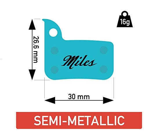 Pastillas de freno semi - miles de Carreras metálico - SRAM - Rojo