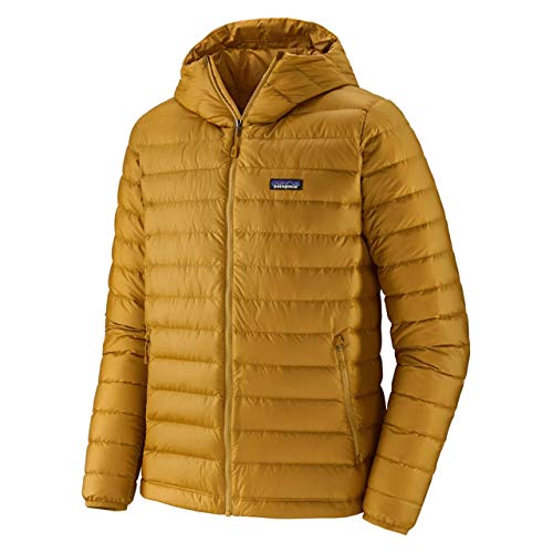 Patagonia M's Down Sweater Hoody Sudadera, Buckwheat Gold, XL para Hombre