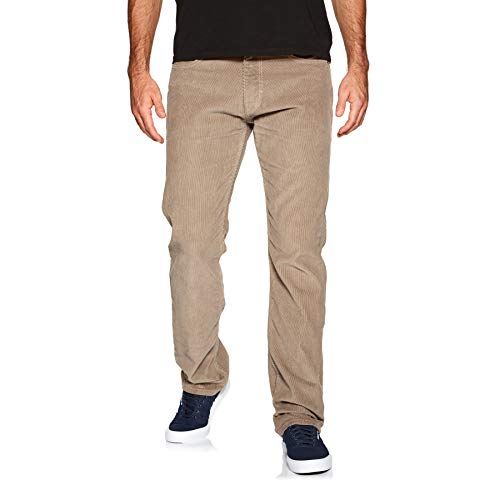 Patagonia M's Straight Fit Cords-Reg Pantalones, Mojave Khaki w/Mojave Khaki, 28 para Hombre