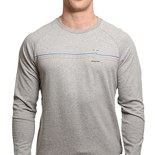 Patagonia M's Tide Ride LW Crew Sudadera, Hombre, Feather Grey, L