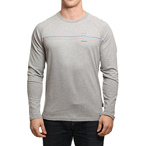 Patagonia M's Tide Ride LW Crew Sudadera, Hombre, Feather Grey, L