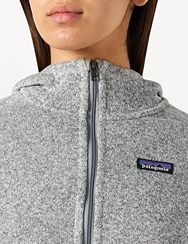 Patagonia W's Better Sweater Hoody Sudadera, Birch White, L para Mujer