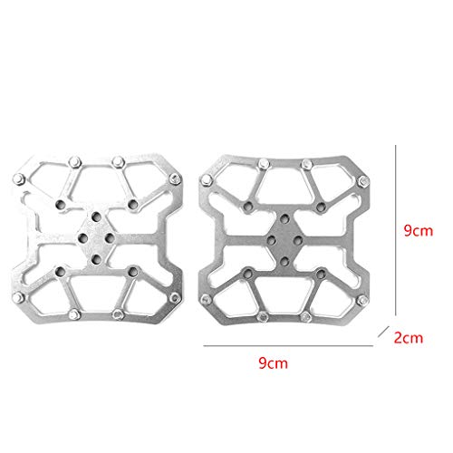 Patpan 1 par de Bicicletas de montaña Universal Automáticos Pedal Plataforma adaptadores Bici del Camino de Las Grapas de aleación de Aluminio